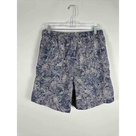 Vintage Columbia Large Purple Floral Printed Shorts Belted - Picture 8 of 15